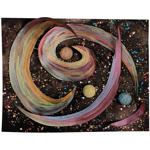 Mixed Media Galaxy Collage - Project #163