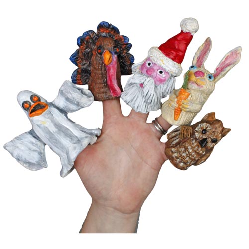 Pinch Pot Finger Puppets - Project #201