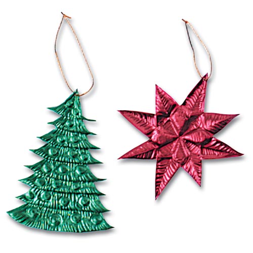 Two-Tone Tooling Foil Ornaments - Project #18