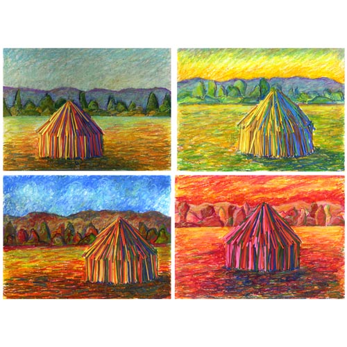Monet-Inspired Haystack - Project #208
