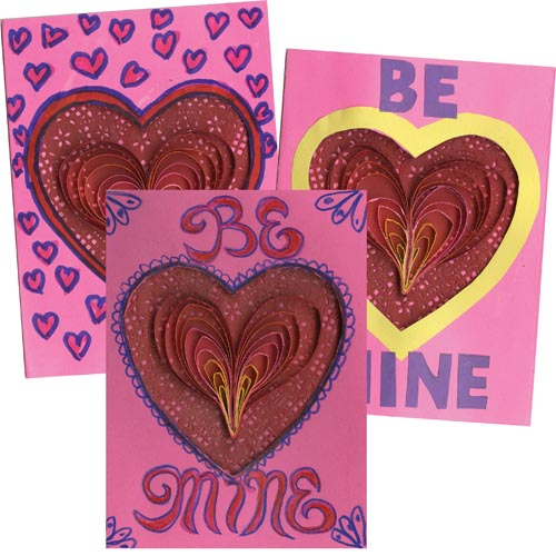 Quilled Valentine Card - Project #230