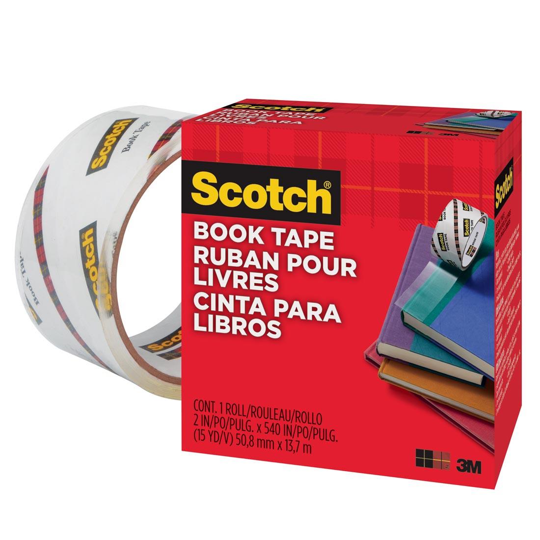 NEW! Scotch Book Tape 2 inch wide, 15 yards long, 1 Roll