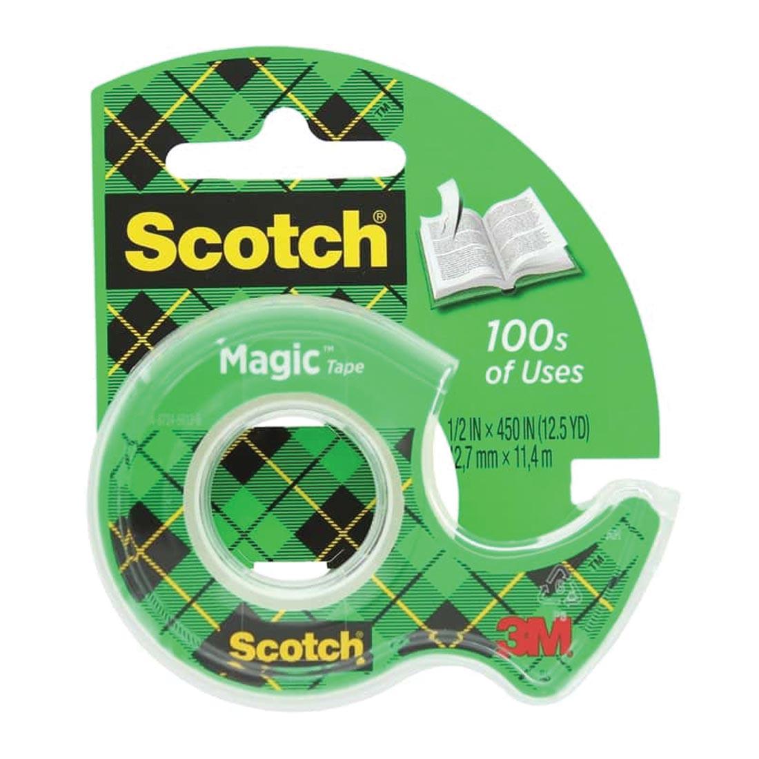 Scotch #810 Magic Transparent Tape Dispenser Pack, 1/2 x 450" roll