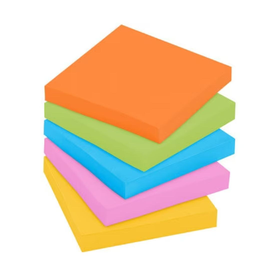 Post-it Super Sticky Notes, 5 pads in Rio de Janiero colors