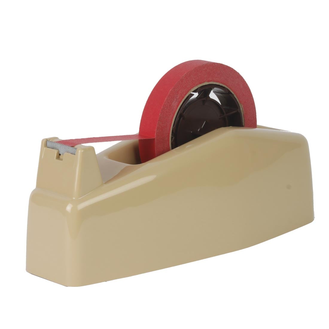 Scotch Heavy-Duty Tape Dispenser, shown with red masking tape inside