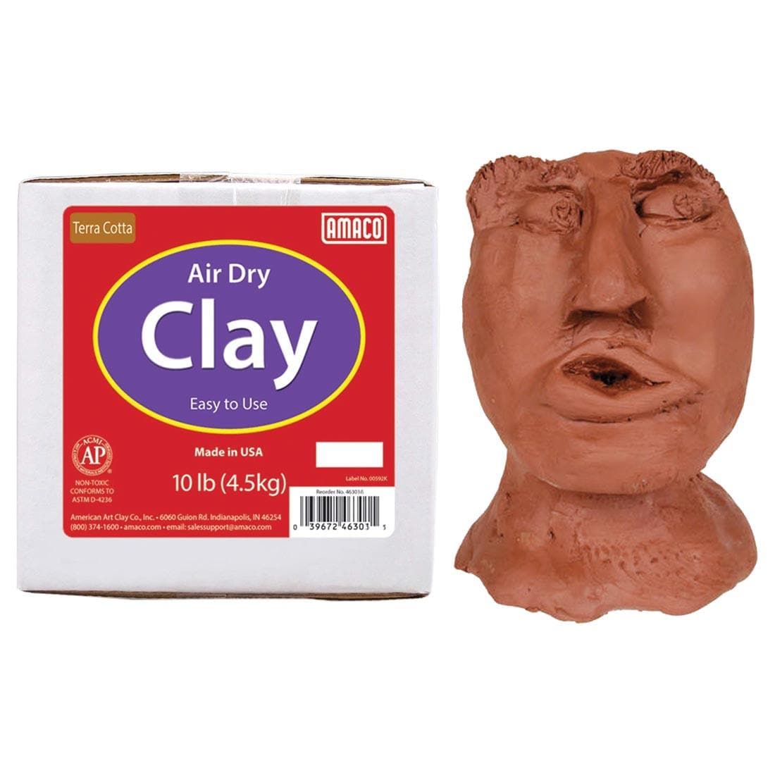 Air Dry Clay Terra Cotta – 10 lb