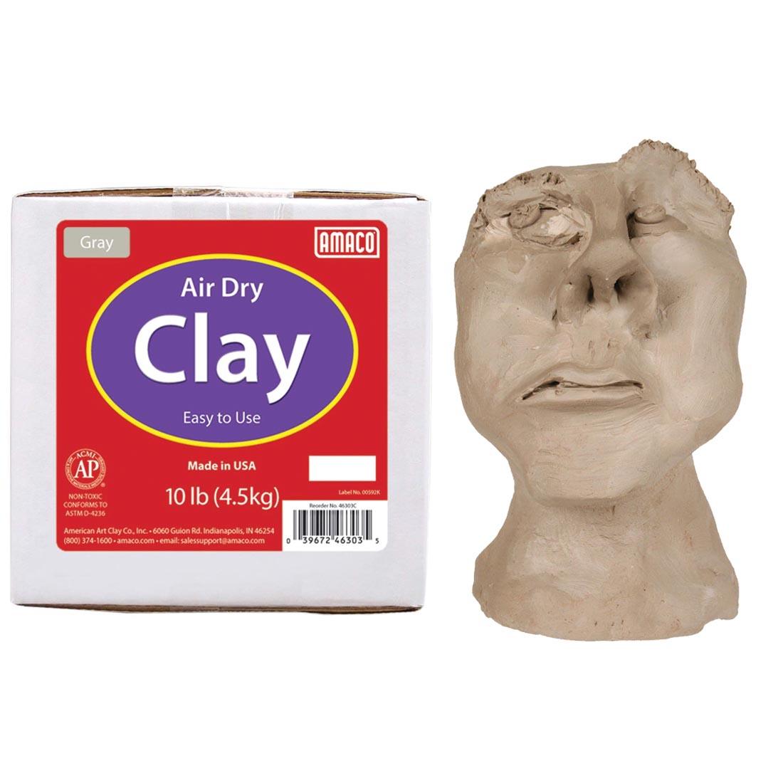 Air Dry Clay, White, 25 lbs. - AMA46318R, American Art Clay