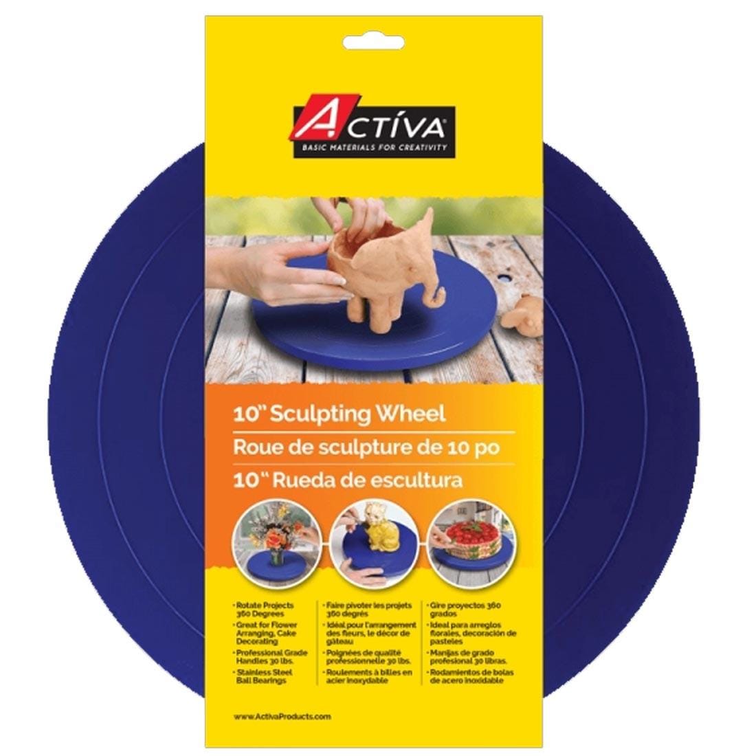 Activa 10" Sculpting Wheel in package