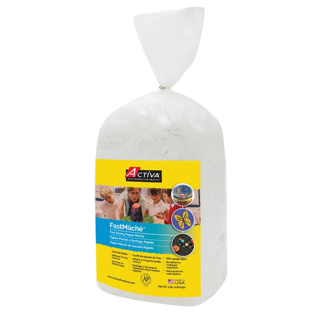 Bag of Activa FastMache Fast Drying Papier Mache