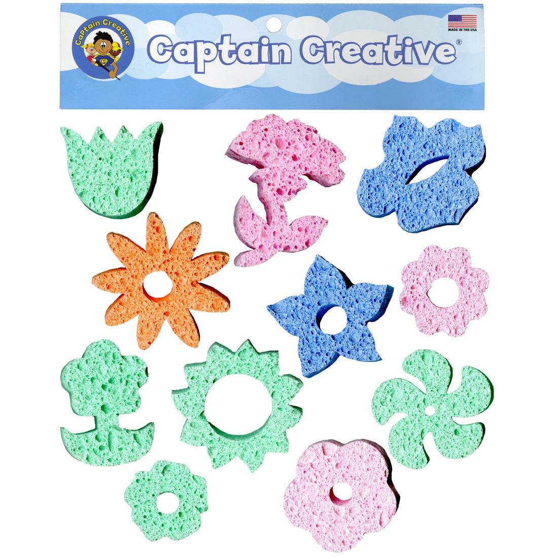 Super Sponges Flower Assortment by Captain Creative
