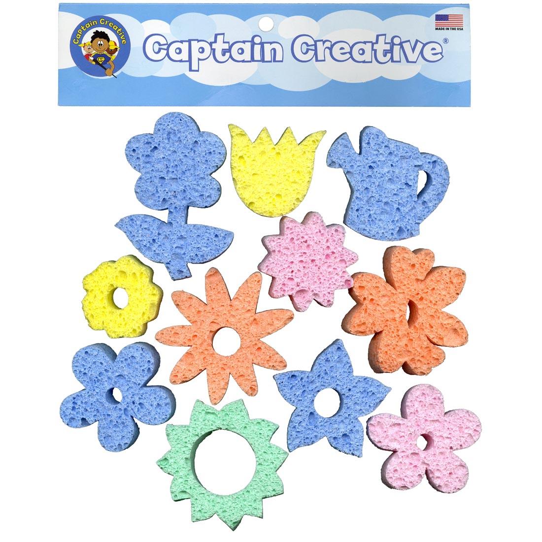 Super Sponges Flower Assortment by Captain Creative