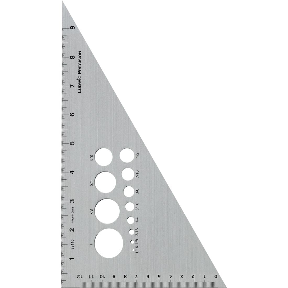 Aluminum Triangle with 30, 60 and 90 Degree angles