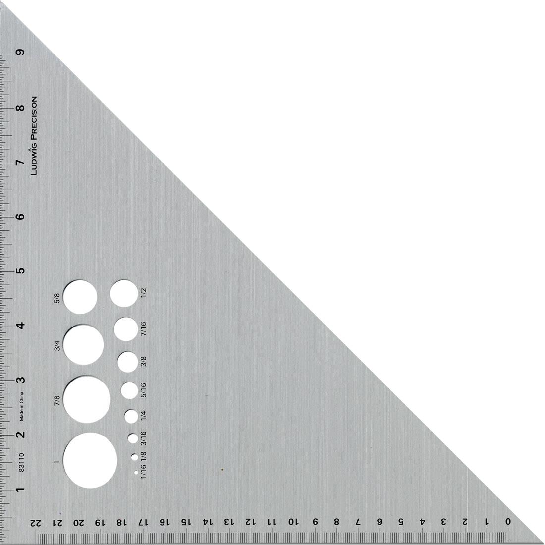 Aluminum Triangle with 45 and 90 Degree angles