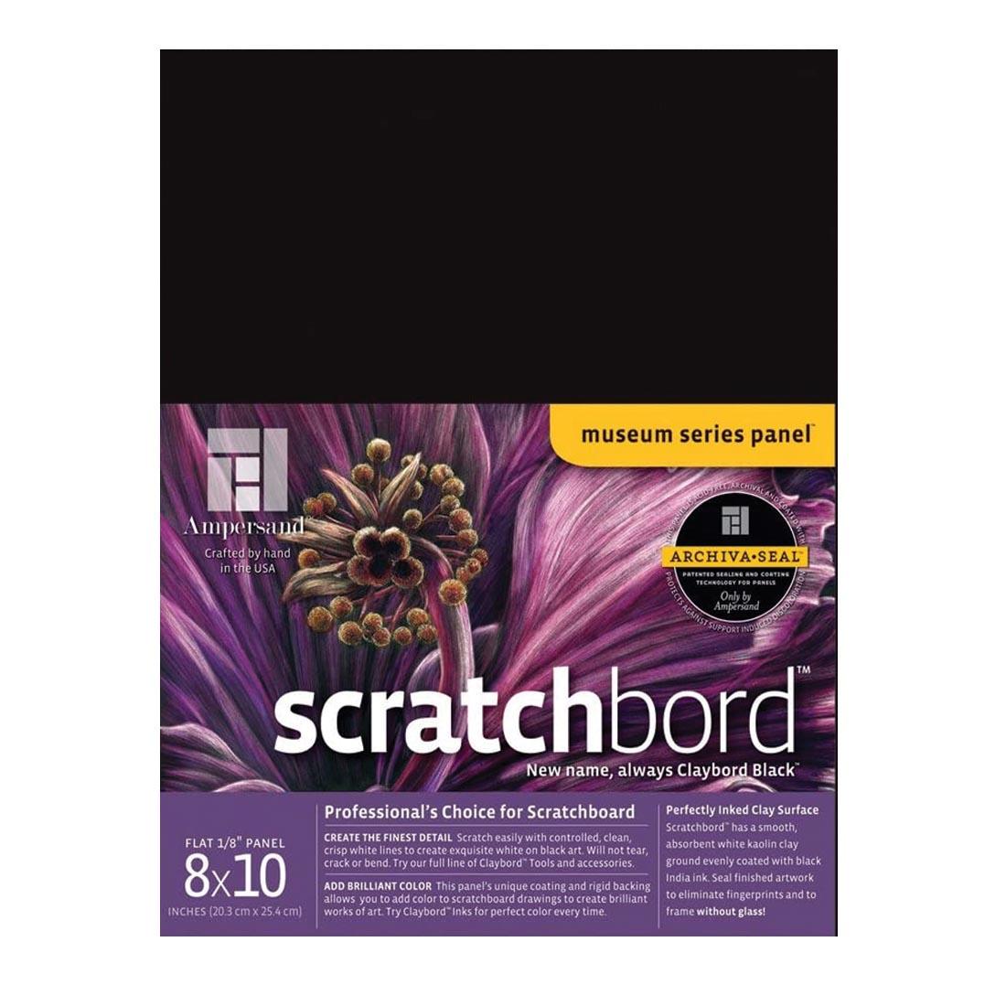 Black Ampersand Scratchboard