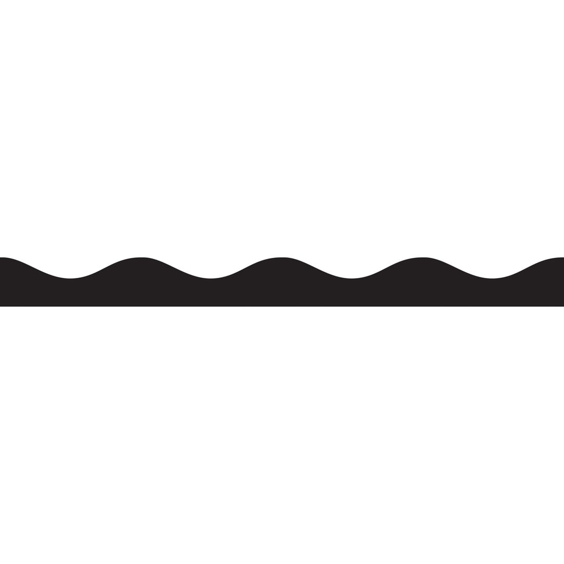 one strip of a black magnetic trimmer