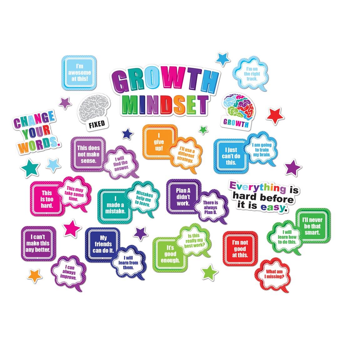 Growth Mindset Smart Poly Mini Bulletin Board Set By Ashley