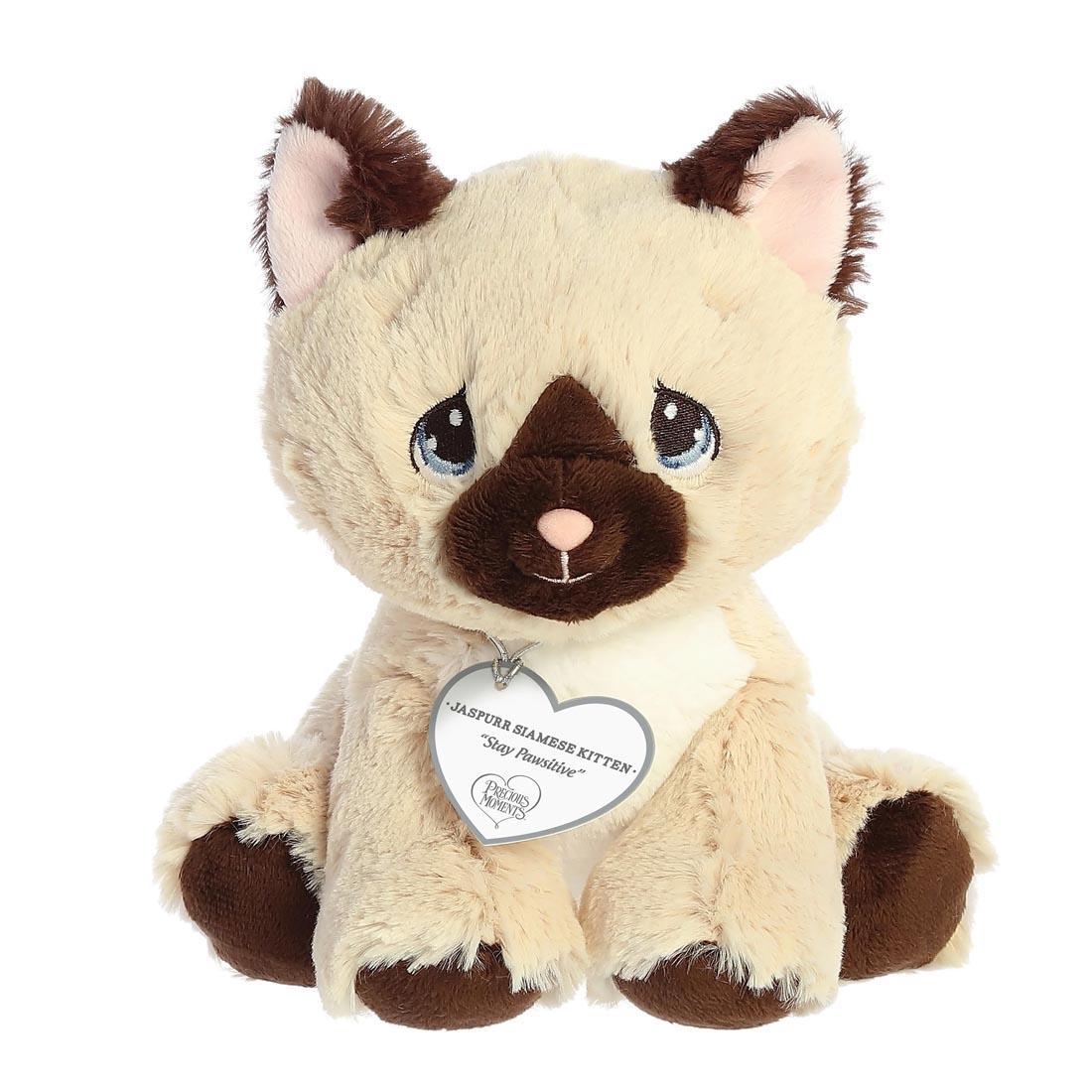 Aurora Precious Moments Jaspurr Siamese Kitten Plush