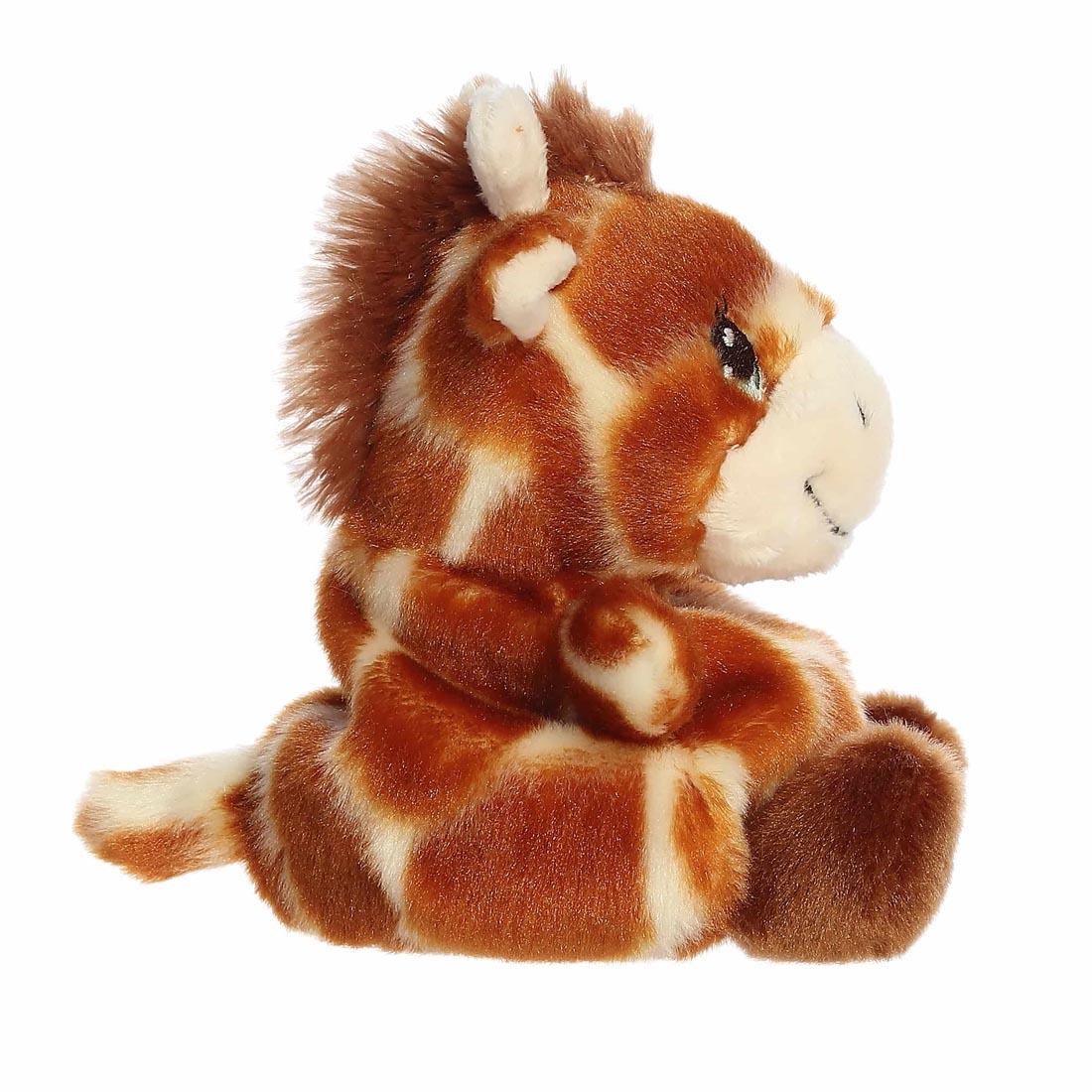 side view of Raffie Giraffe Precious Moments Palm Pal