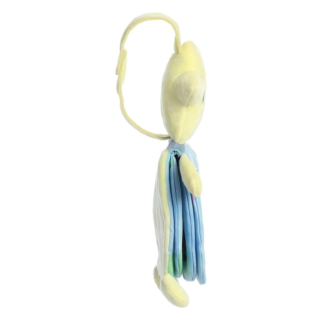 side view of Aurora Plush Twinkle Twinkle Little Star Story Pal Book