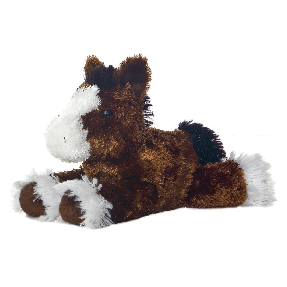 stuffed animal Clydesdale horse