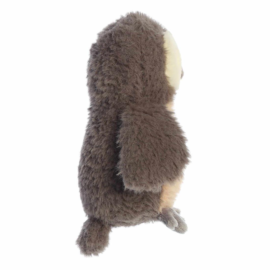 Aurora Plush Woodland Babies Owlet Mini Flopsie, shown from the side