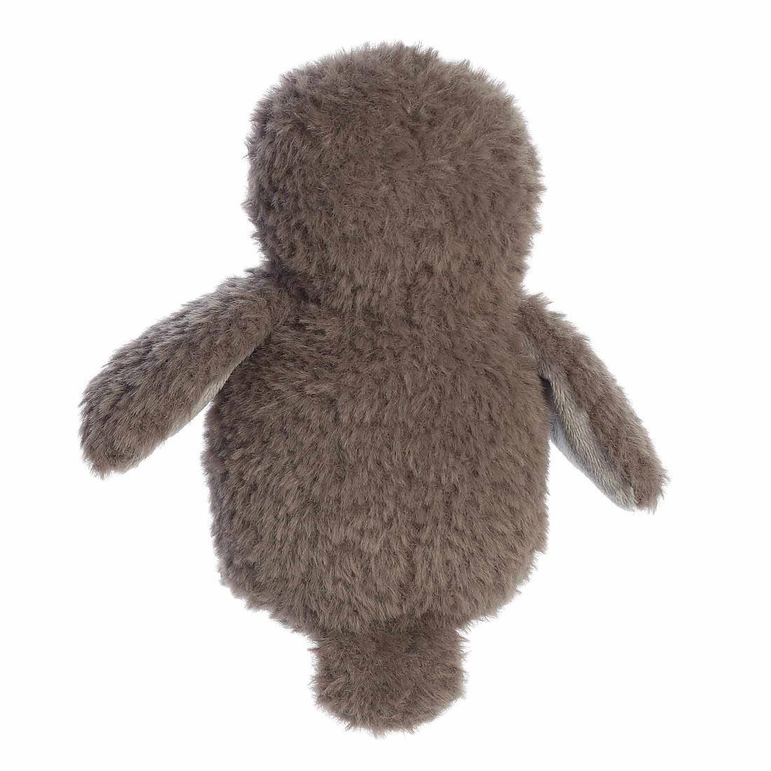 Aurora Plush Woodland Babies Owlet Mini Flopsie, shown from the back