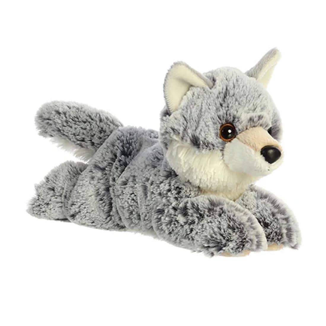 gray wolf stuffed animal