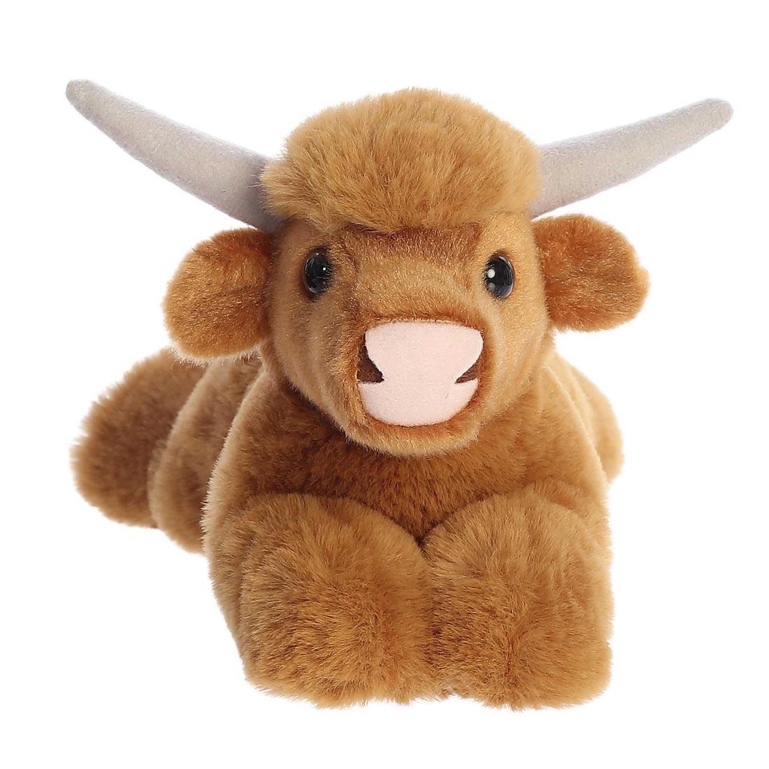 Highland Cow Mini Flopsie by Aurora Plush