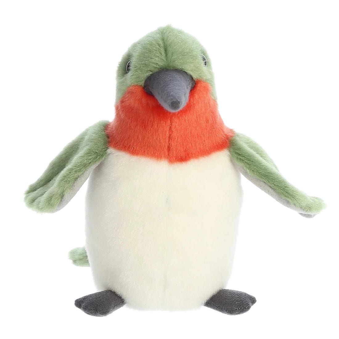 Aurora Plush Ruby-Throated Hummingbird Mini Flopsie facing front