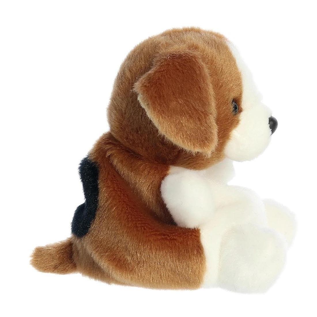 side view of Aurora Plush Buster Beagle Palm Pal