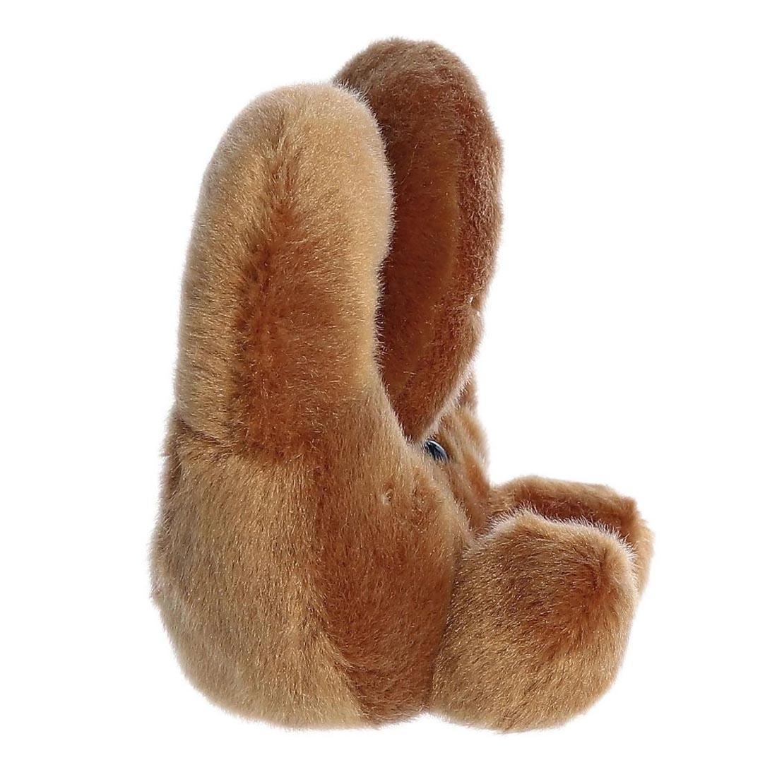 side view of Aurora Plush Twist Pretzel Palm Pal