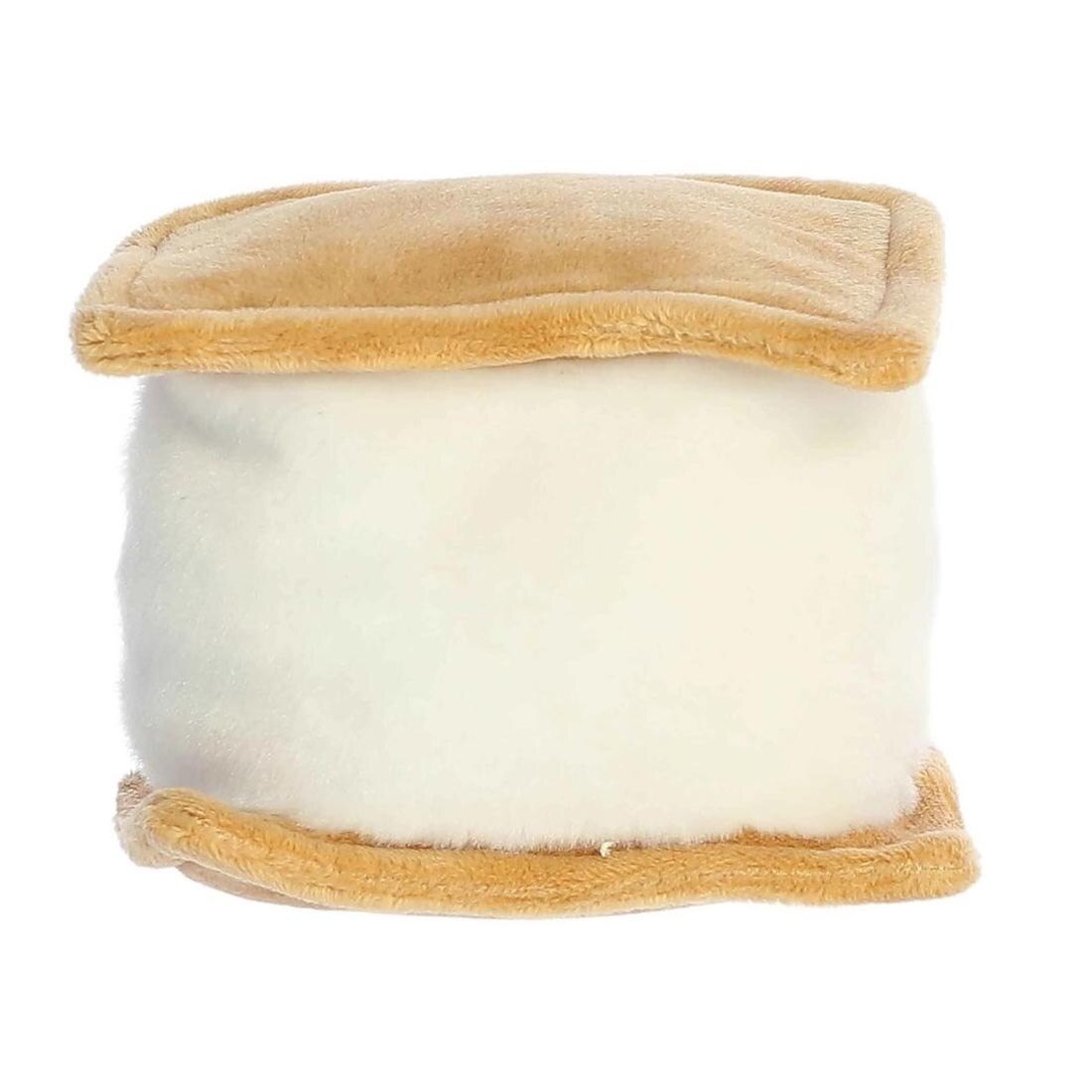 back view of Aurora Plush Toastee Smore Palm Pal