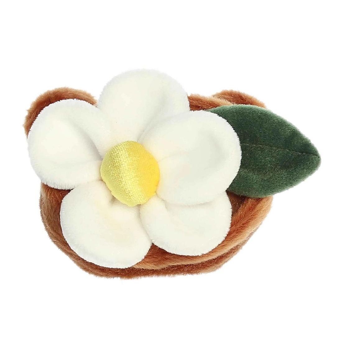 top view of Aurora Plush Junie Daisy Palm Pal