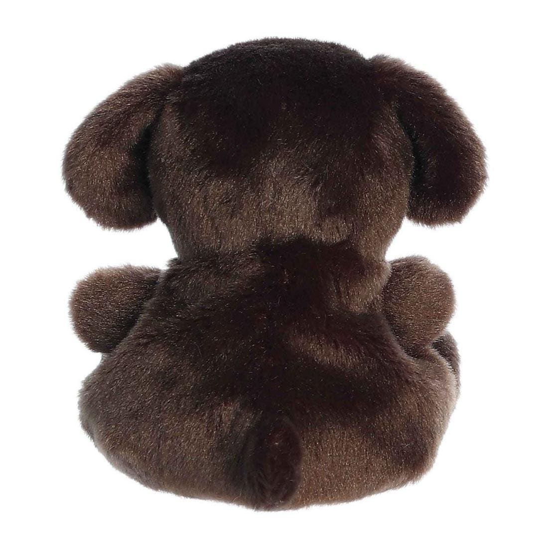 back view of Aurora Plush Sienna Chocolate Lab Palm Pal