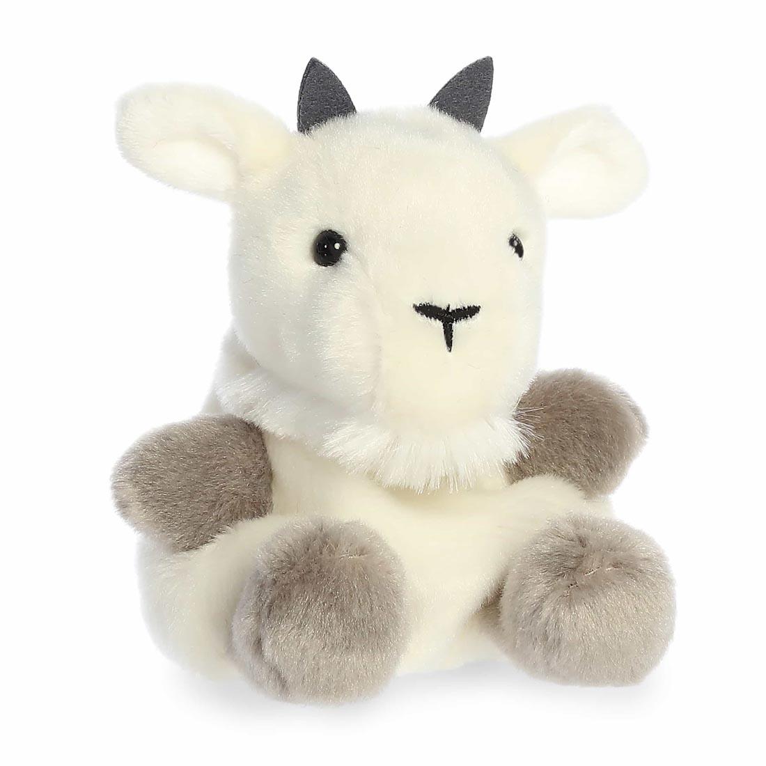 side angle of Jenny Mountain Goat Palm Pal