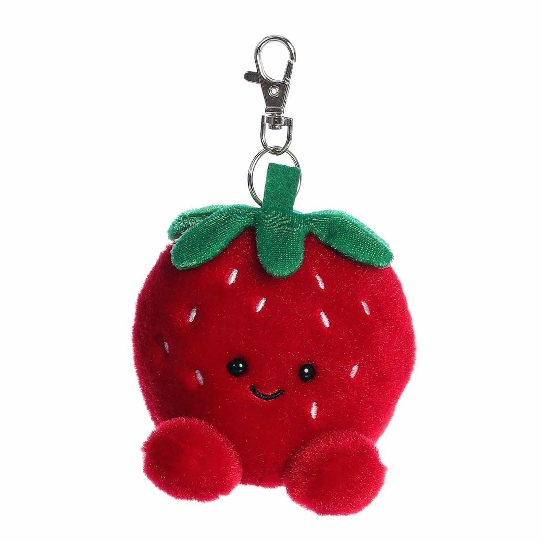 Juicy Strawberry Palm Pal Clip-On by Aurora Plush