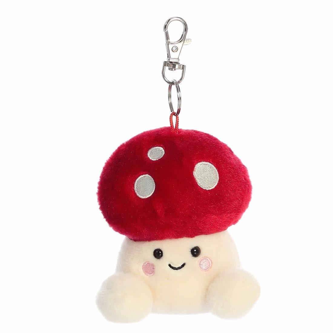 Amanita Mushroom Palm Pal Clip-On by Aurora Plush