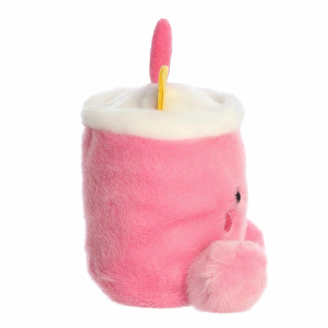Aurora Plush Zelie Pink Lemonade Palm Pal, shown from the side