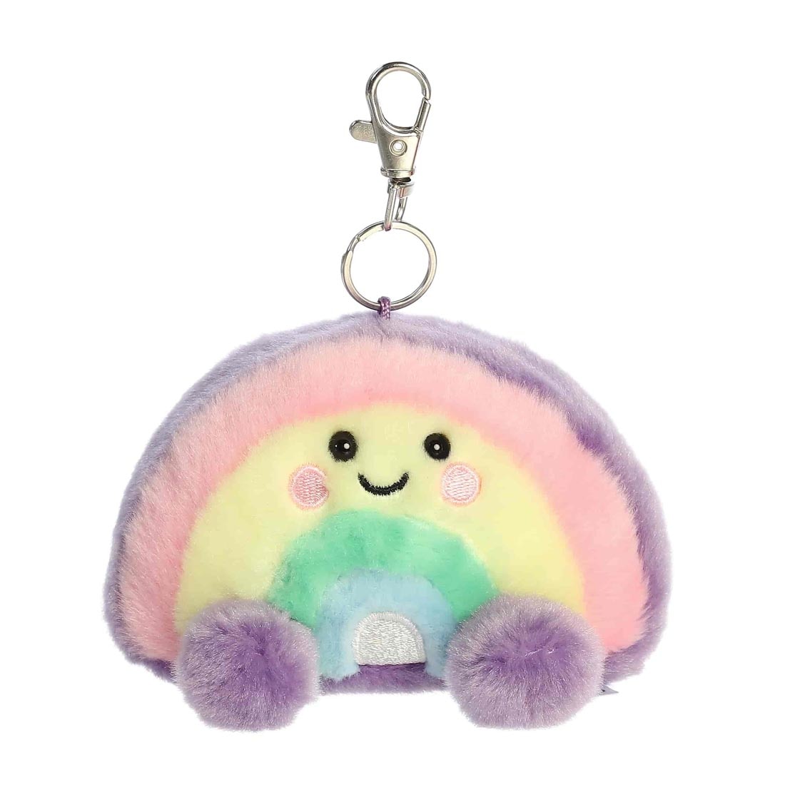 Vivi Rainbow Palm Pal Clip-On by Aurora Plush