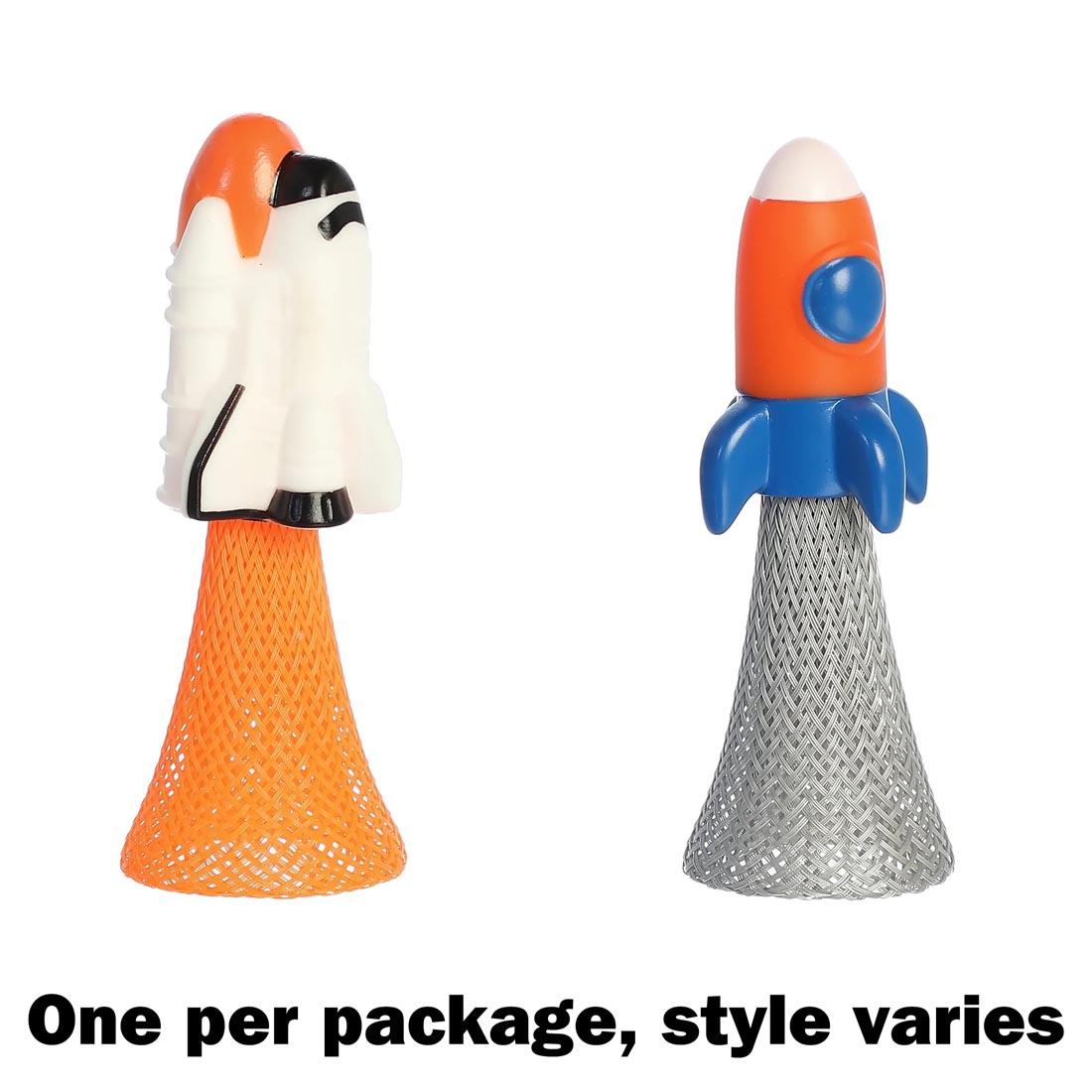 Two Space Poppers by Aurora Toys plus text One per package, style varies