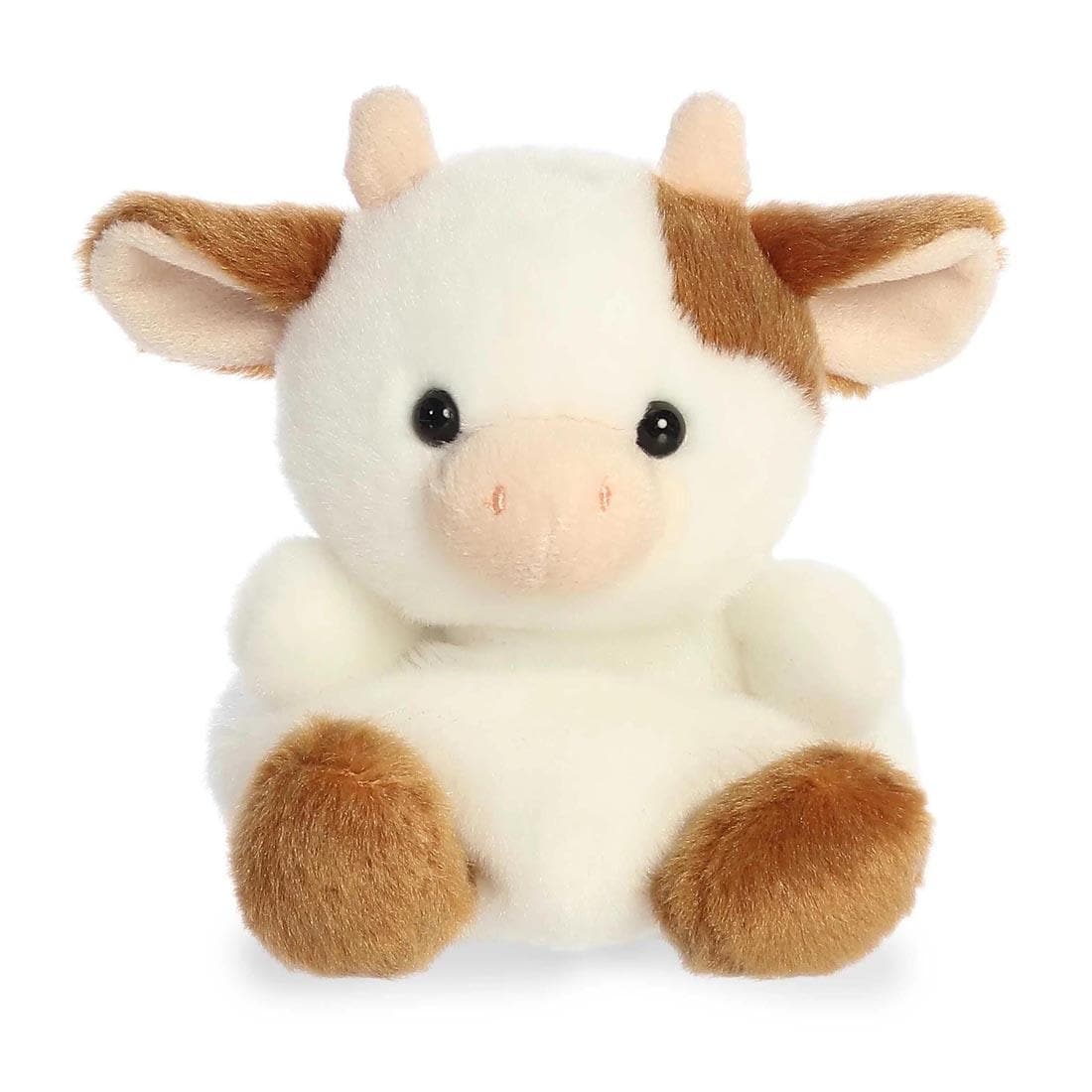 Aurora Plush Caroline Brown Cow Palm Pal