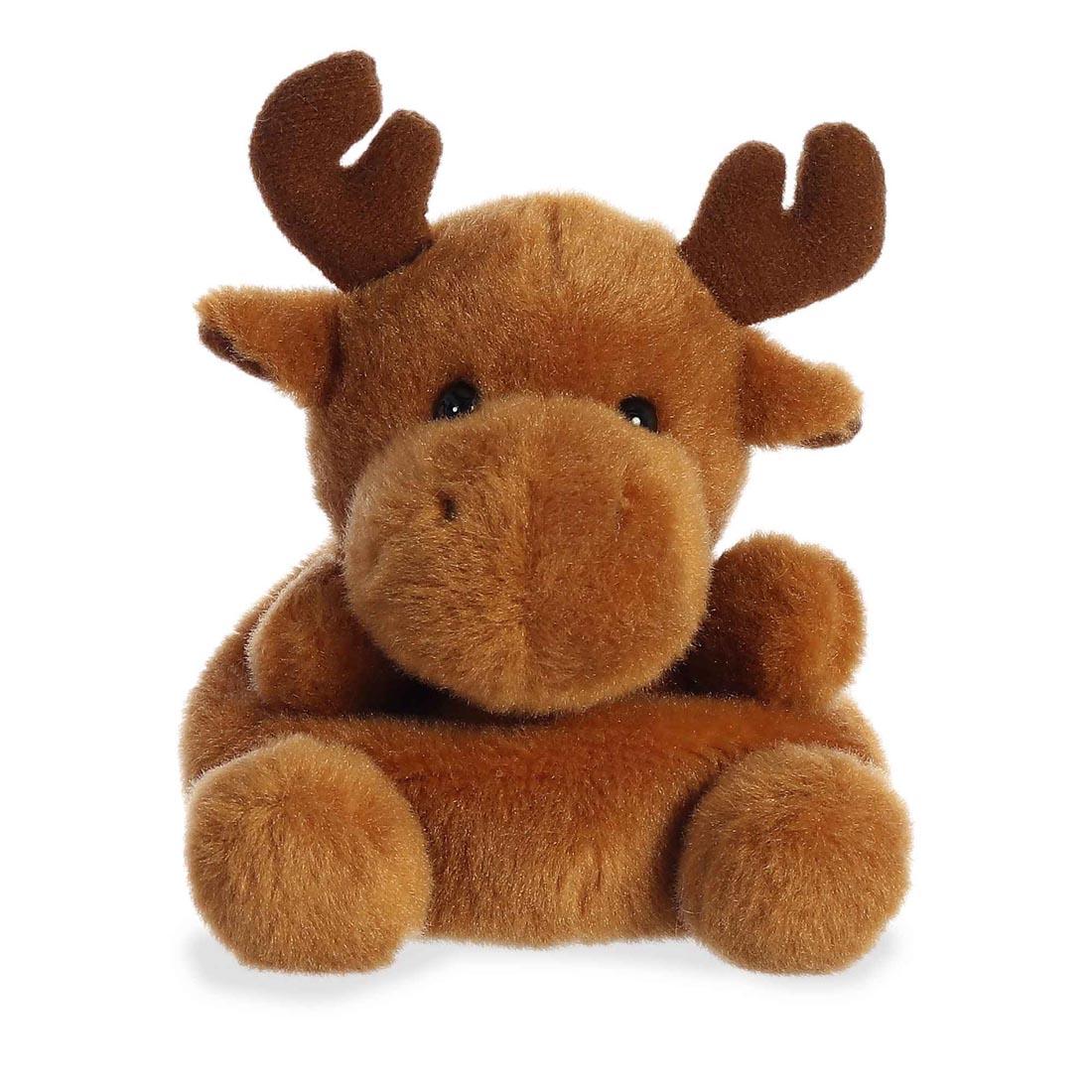 Cinnamon Moose Palm Pal by Aurora Plush