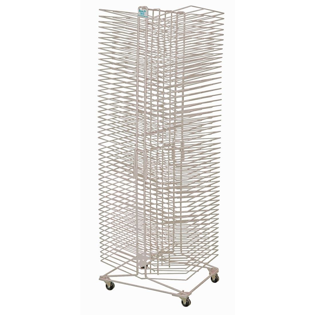 Art Drying Rack With 16/25 Flexible Shelves, Mobile Paint Drying Rack With  Four Lockable Wheels,Canvas Rack Art Storage Stack Rack,Ideal For Schools &  Art Studios & Classroom & Home