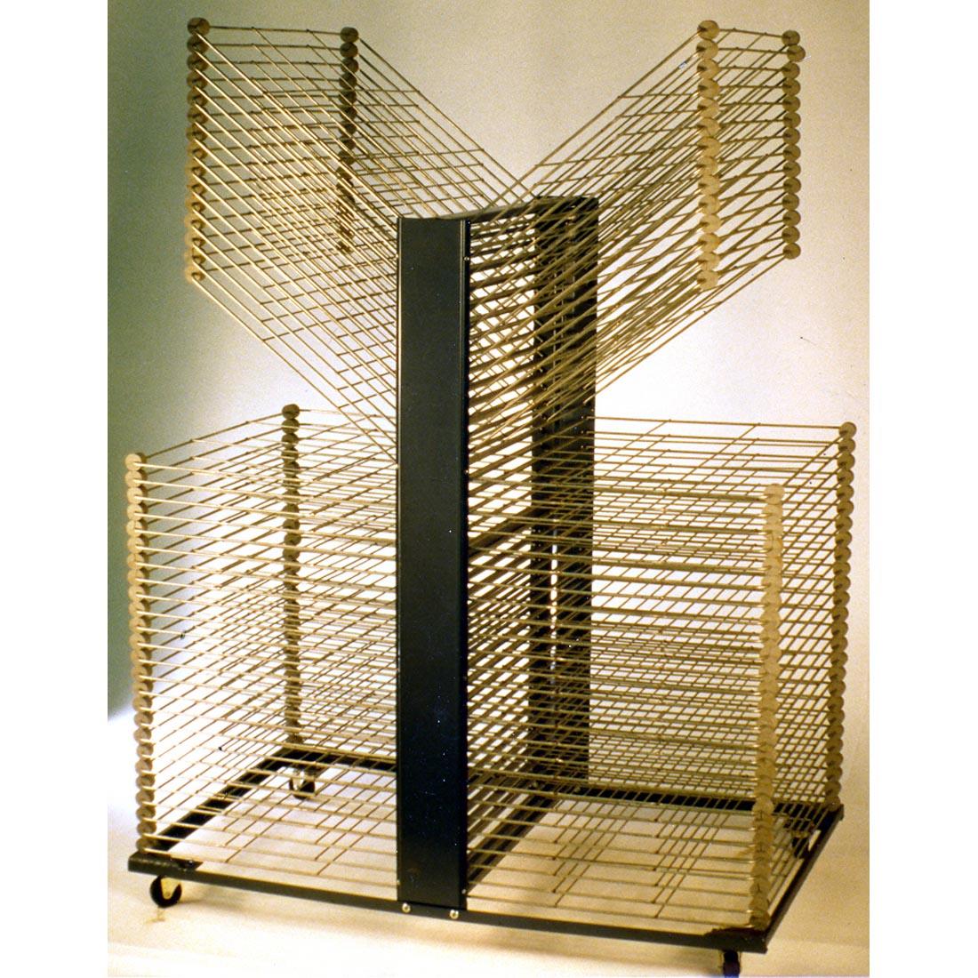 80-Shelf Double-Sided Drying Rack with Wheels