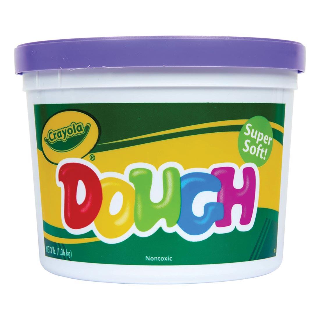 bucket of Crayola Violet Dough