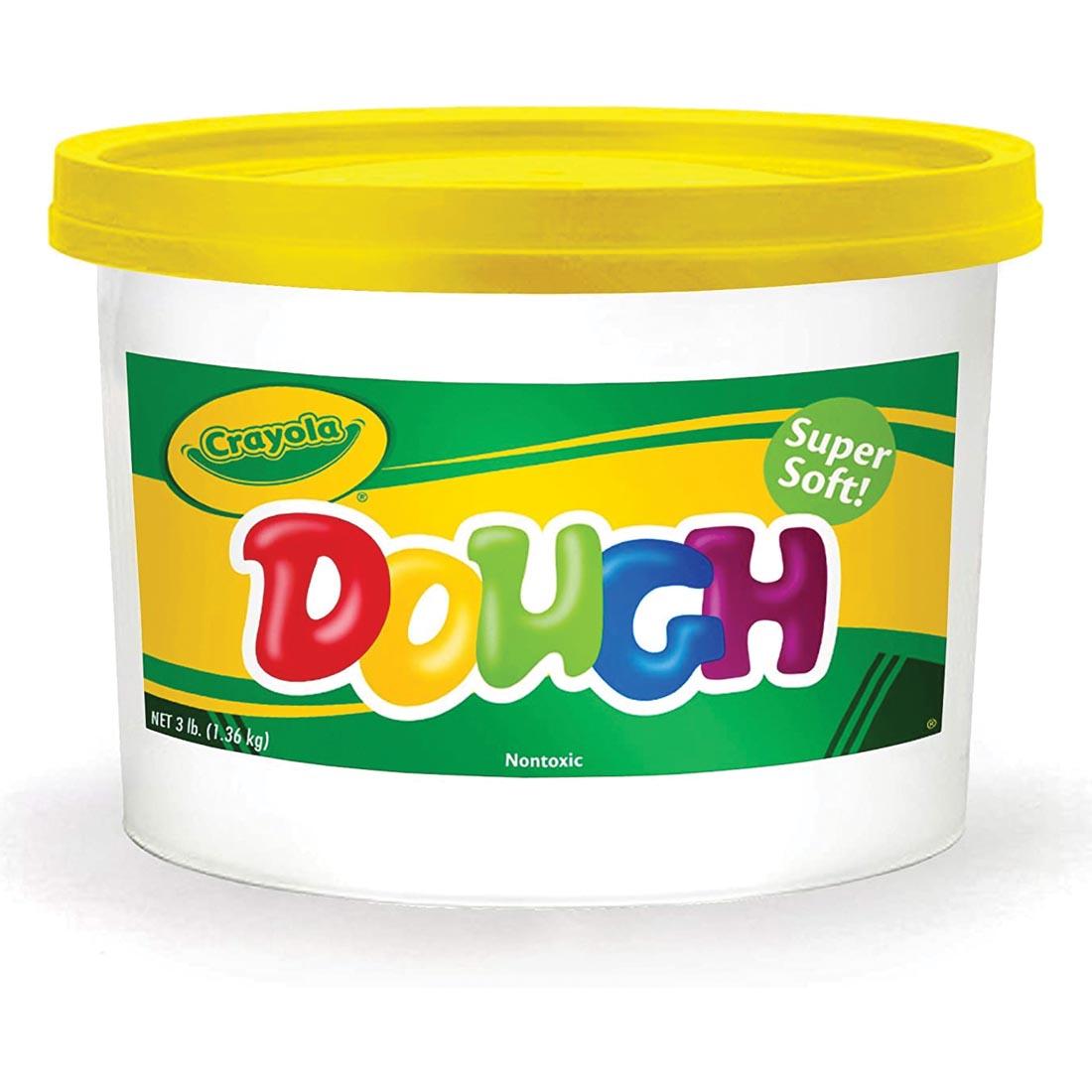 bucket of Crayola Yellow Dough