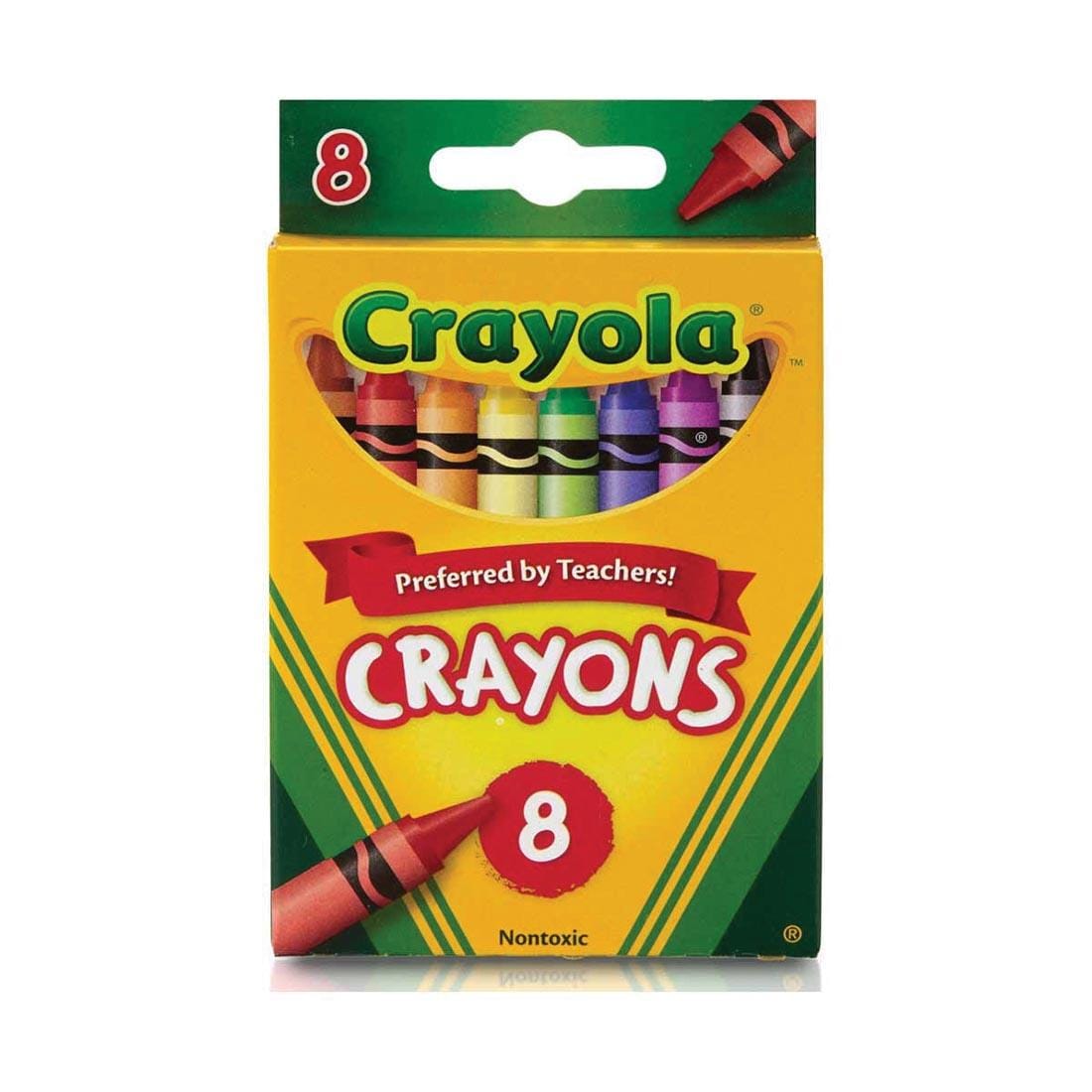 box of Crayola Crayons 8-Color Set