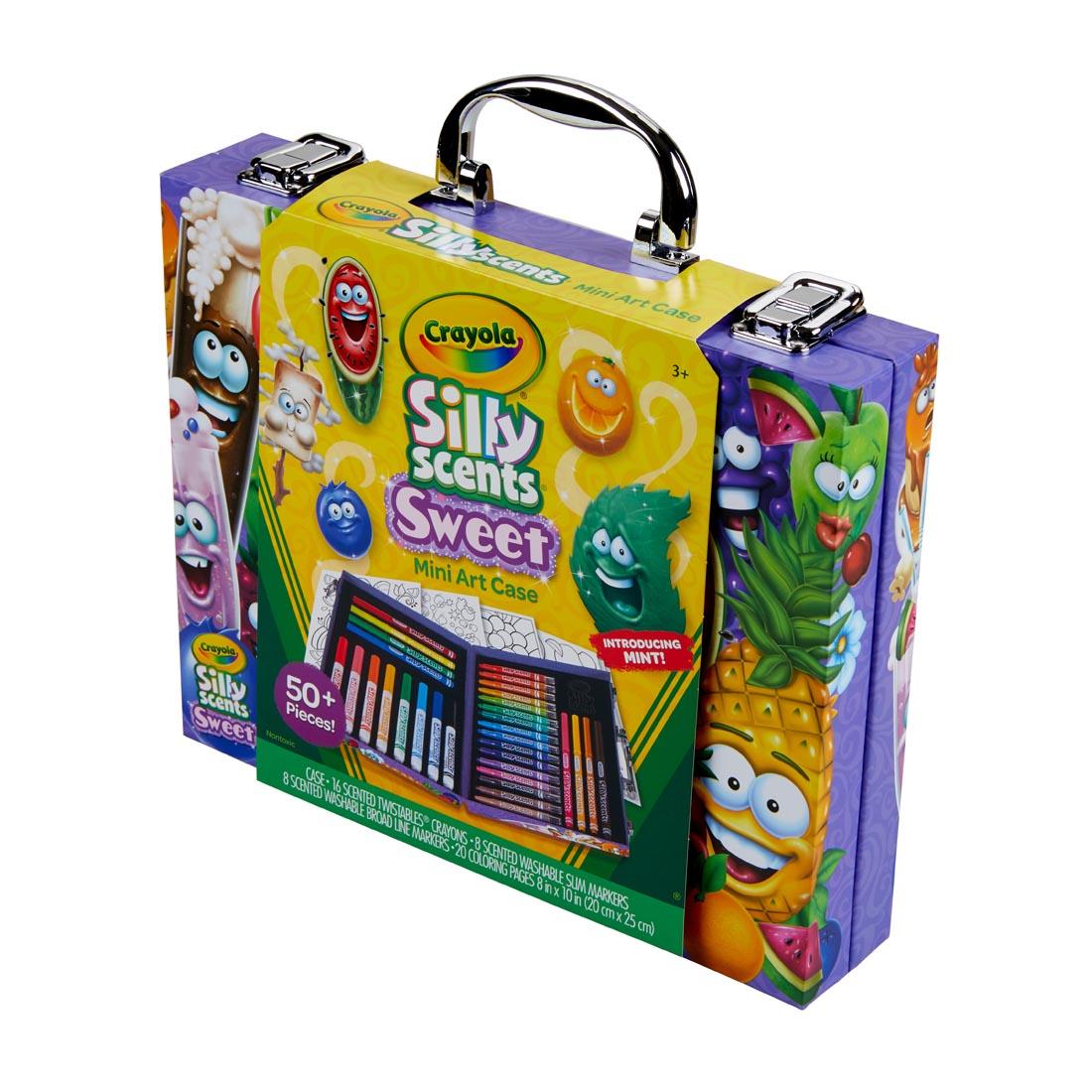 Crayola Silly Scents Mini Inspiration Art Case Coloring Set, Scented  Coloring Supplies, Beginner Child, 50 Pieces 