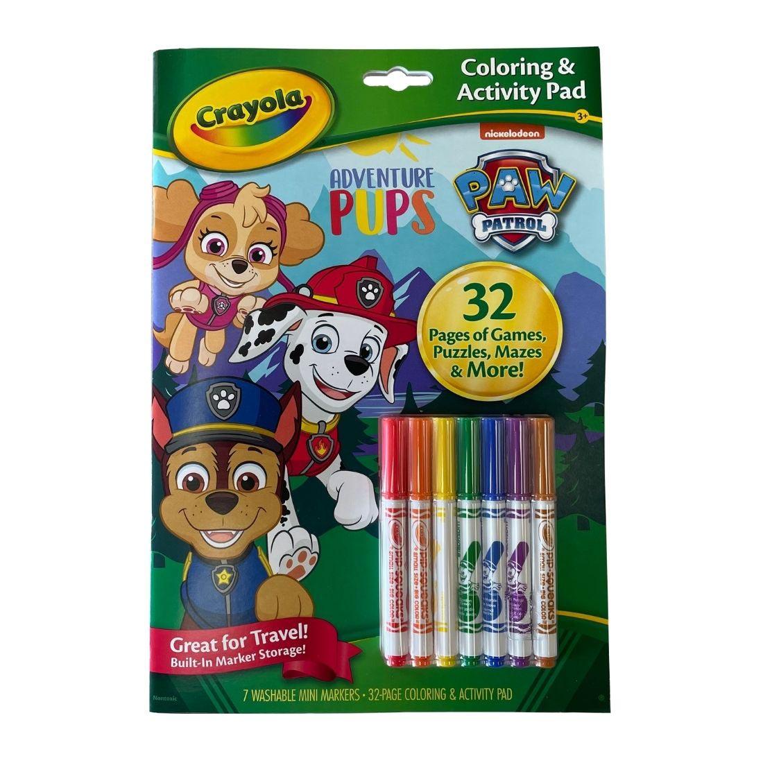 Crayola Paw Patrol Adventure Pups Coloring & Activity Pad