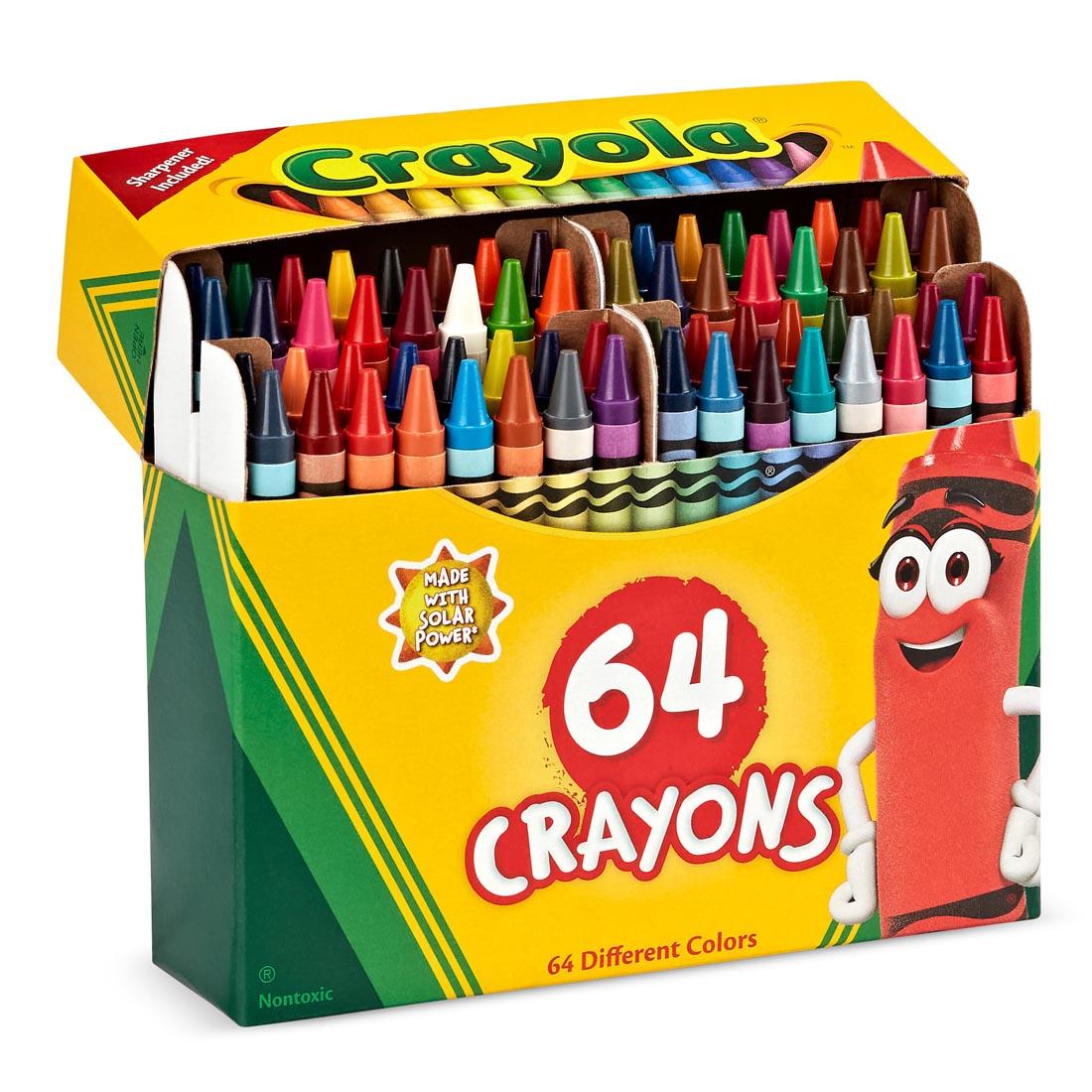 box of 64 Crayola Crayons